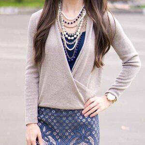 Nic + Zoe Women’s 4-Way Convertible Wrap Cardigan Size Large